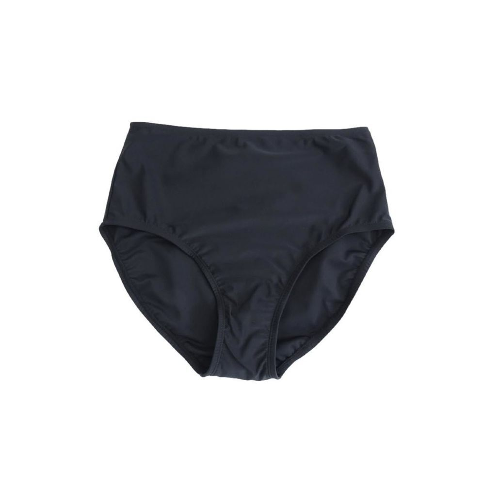 Beyond Control Women's Solid High-Waisted Swim Bottom 8 Black